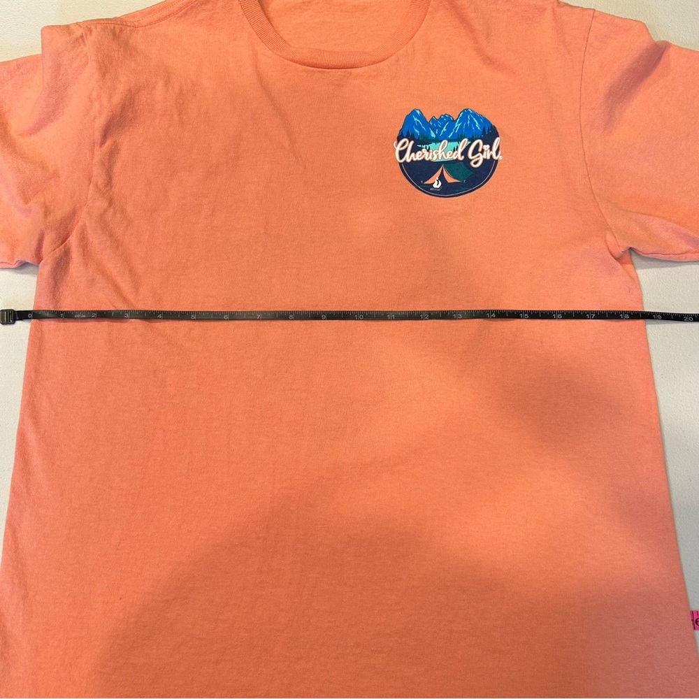 Women’s Graphic T-Shirt “It Is Well With My Soul” Coral Size Medium NO Size Tag - Picture 3 of 4